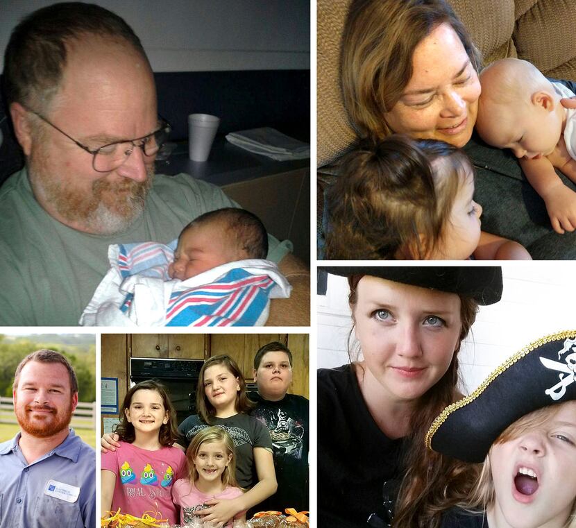 Some of the many members of the Holcombe family killed in the shooting at First Baptist...