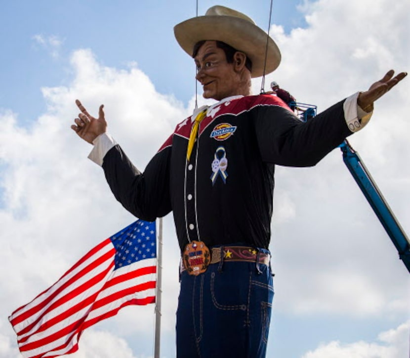 Big Tex./ (Smiley N. Pool/The Dallas Morning News)
