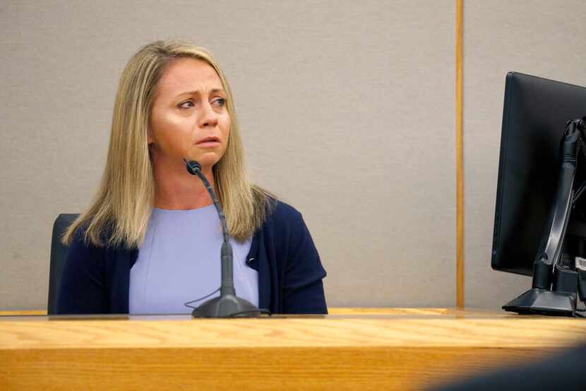 Amber Guyger sobbed on the stand Friday while recounting the night of Sept. 6, 2018, when...