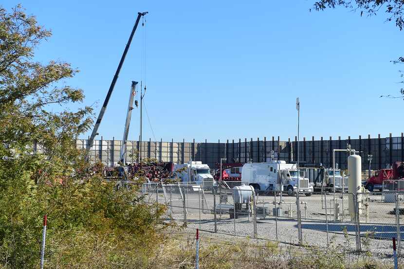 This is an EnerVest well site in western Denton in November 2014. Denton voters that month...