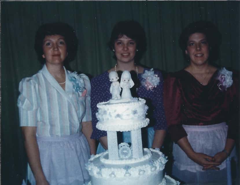 Barbara Villarreal (right) with her sisters Deb (left) and Kathy (center).