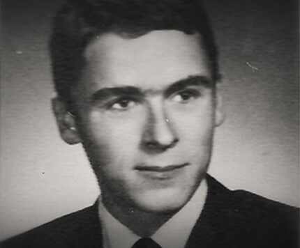 A young Ted Bundy, in a photo from Conversations with a Killer: The Ted Bundy Tapes.