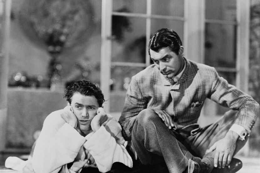 Jimmy Stewart and Cary Grant is "The Philadelphia Story"