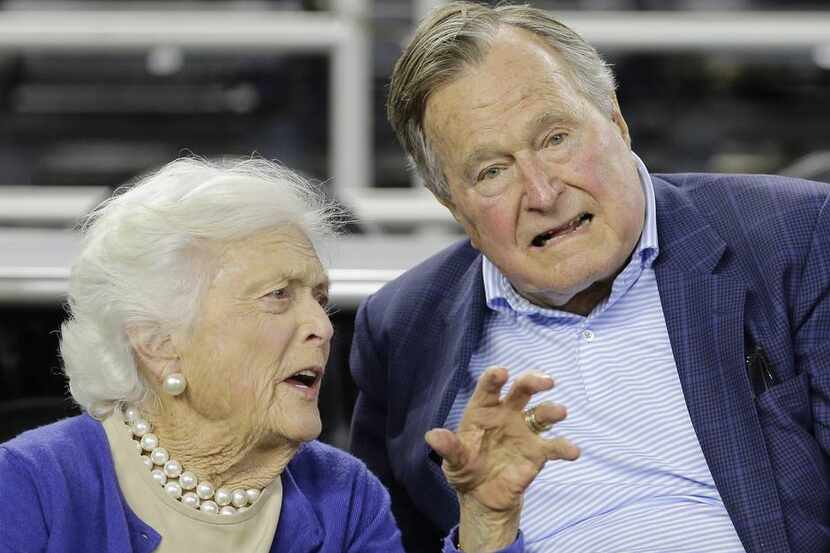  Former President George H.W. Bush and Barbara Bush. (File)