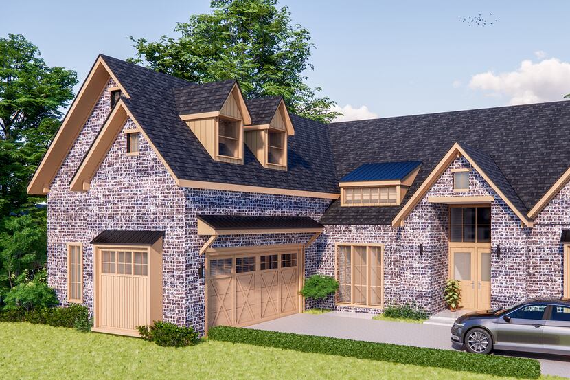 Winston Custom Homes is building this home at 1105 Wishing Well Court, on the 8th hole of...