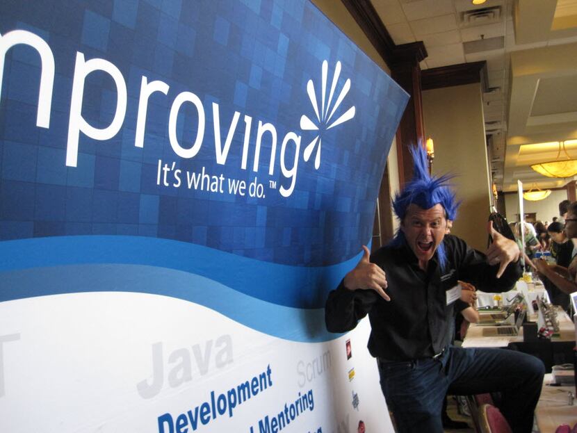 Improving sponsored the Big (D)esign conference in 2014 with a rave-themed booth.