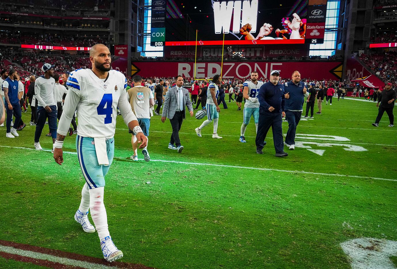 Sideline exclusive: Cowboys waste Dallas fans' Arizona takeover vs