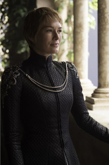 Forget mourning clothes: Cersei's new style is POWER.