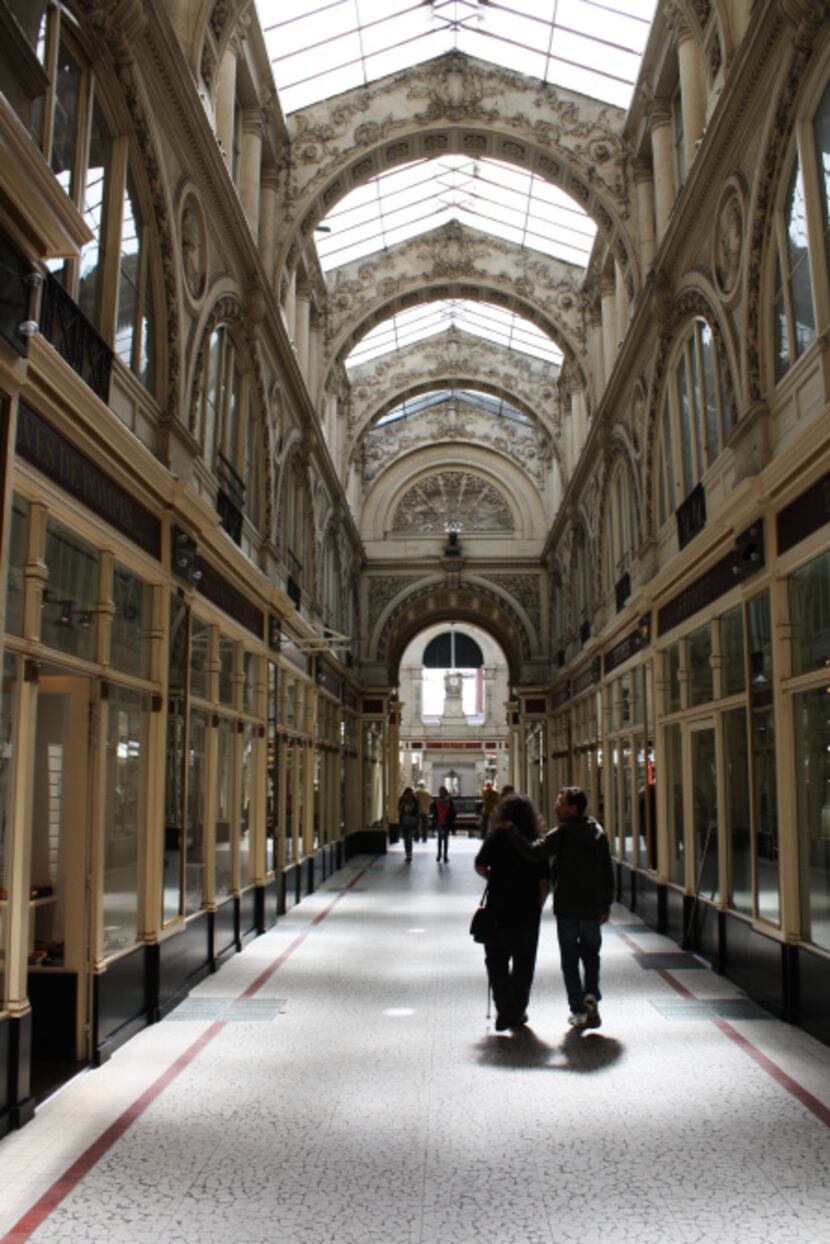 The Passage Pommeraye, in Nantes, France, is a small shopping mall in central Nantes,...