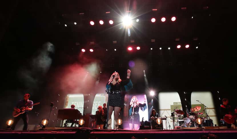 Miranda Lambert performs to the delight of her fans. The Off the Rails festival, which was...