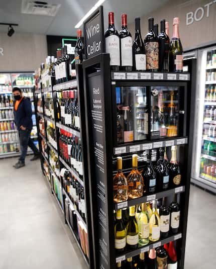 Wine and beer selections at the new Lake Highlands 7-Eleven include several brands not...