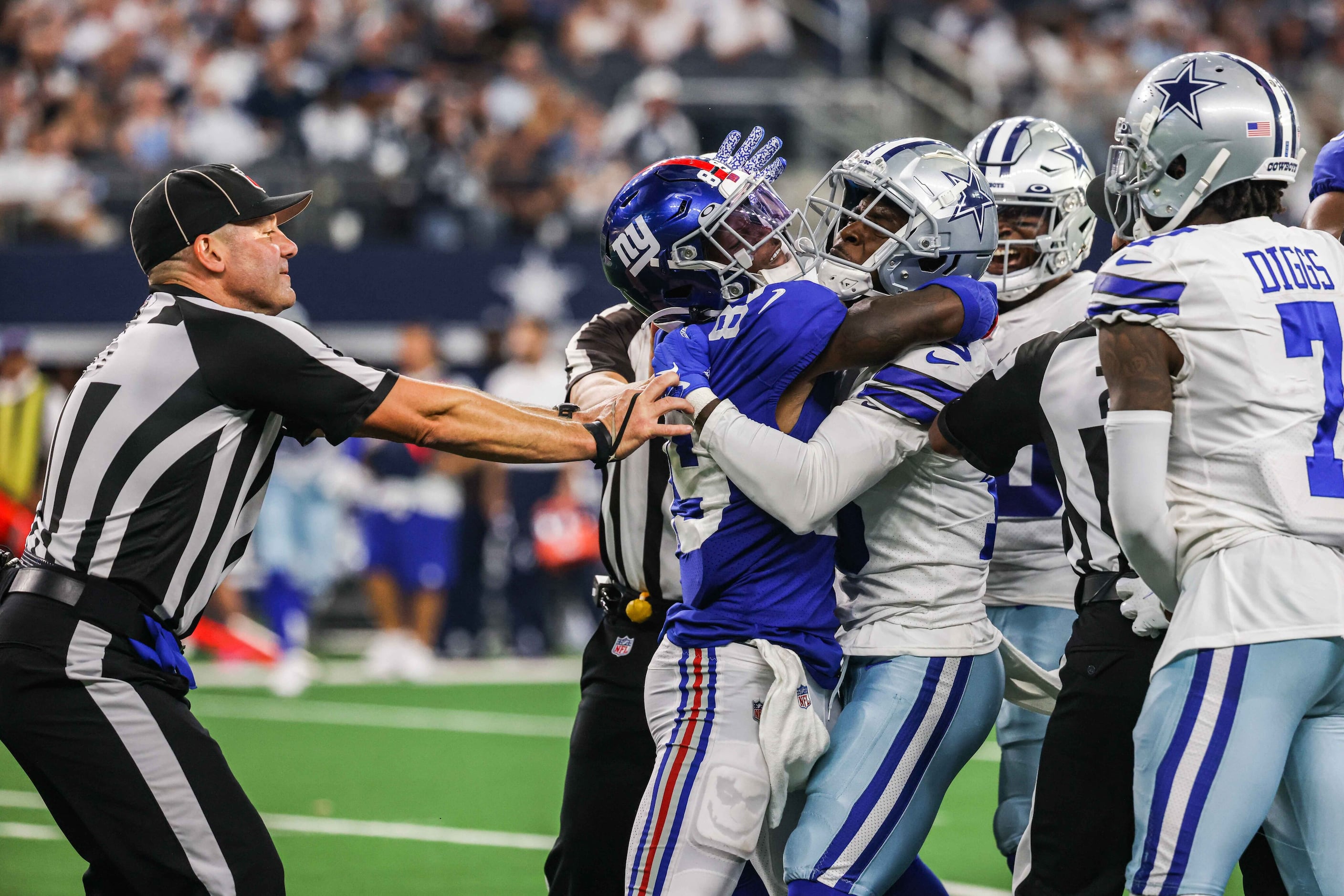 Giants' Kadarius Toney, Cowboys' Damontae Kazee both fined