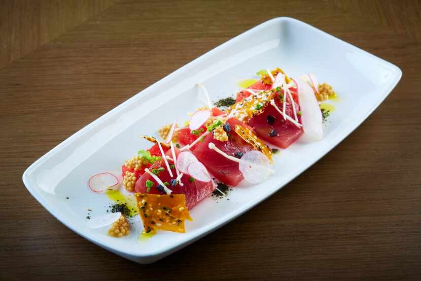 Dallas Fish Market's menu for DFW Restaurant Week includes ahi tuna with ake-pickled...