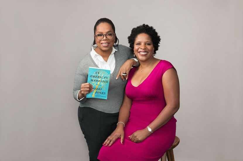 Oprah Winfrey with Tayari Jones, author of An American Marriage.  