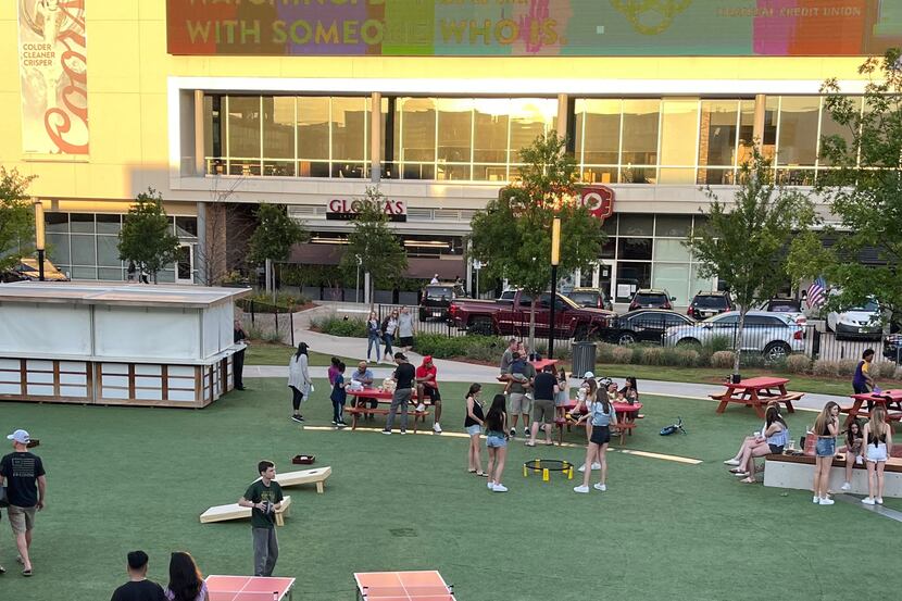Irving hosts adult recess at Toyota Music Factory every Friday night.