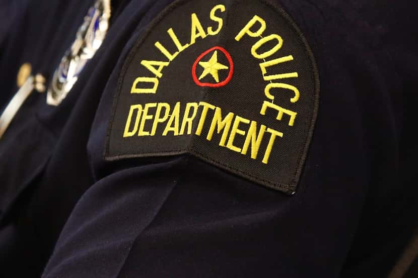 The Dallas Police patch on Friday, May 17, 2019 (Irwin Thompson/The Dallas Morning News)

