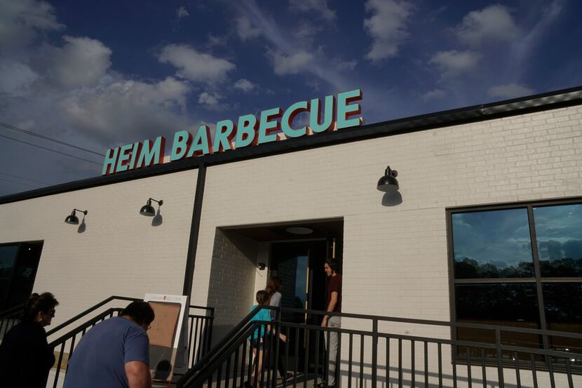 Heim Barbecue tested out some of its new menu items on customers at a closed event on April...