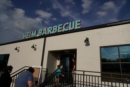 Heim Barbecue tested out some of its new menu items on customers at a closed event on April...