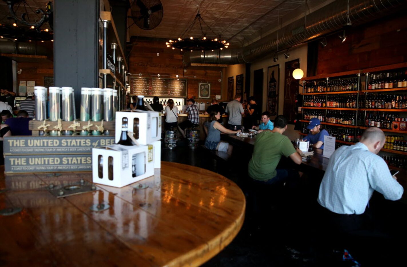 Interior of Craft and Growler in Dallas on Aug. 24, 2016.