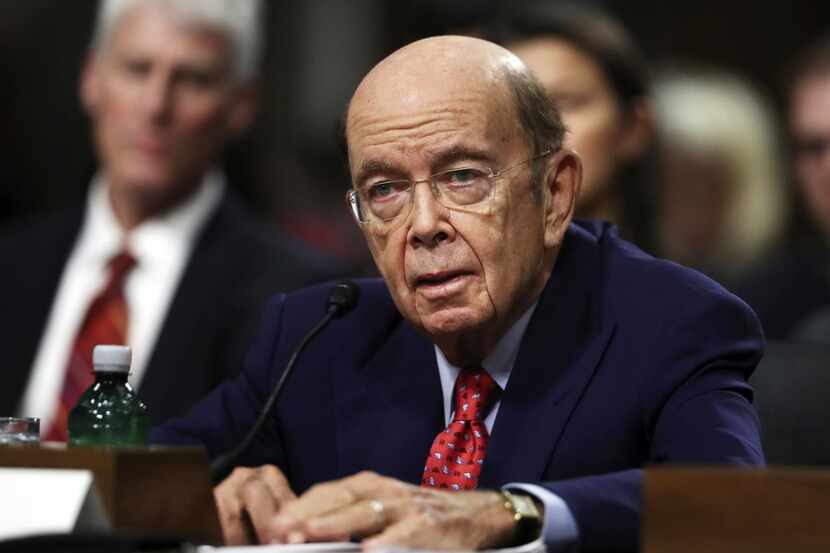 Wilbur Ross, el nominado a ser Secretario de Comercio, en el capitolio de Washington el 18...