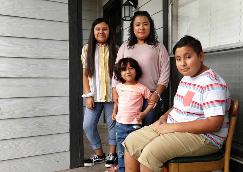 From left: Eleven-year-old Jacquelyn Cruz-Ladino,  4-year-old Pablo Giovani Cruz-Ladino,...