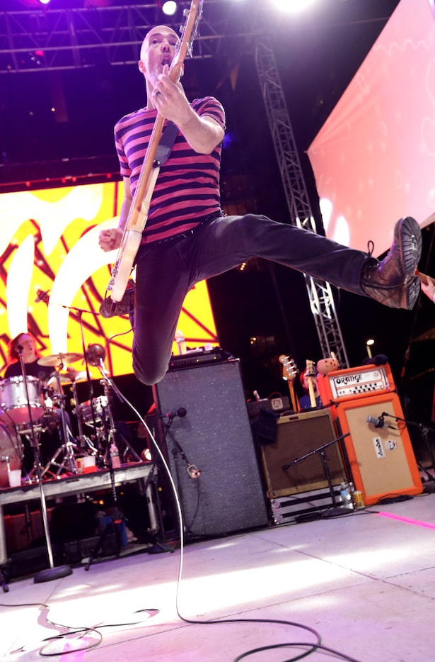 Mark Pirro with Tripping Daisy performs during Homegrown Music & Arts Festival in Dallas,...