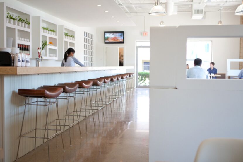 Inside the Rosemont restaurant.