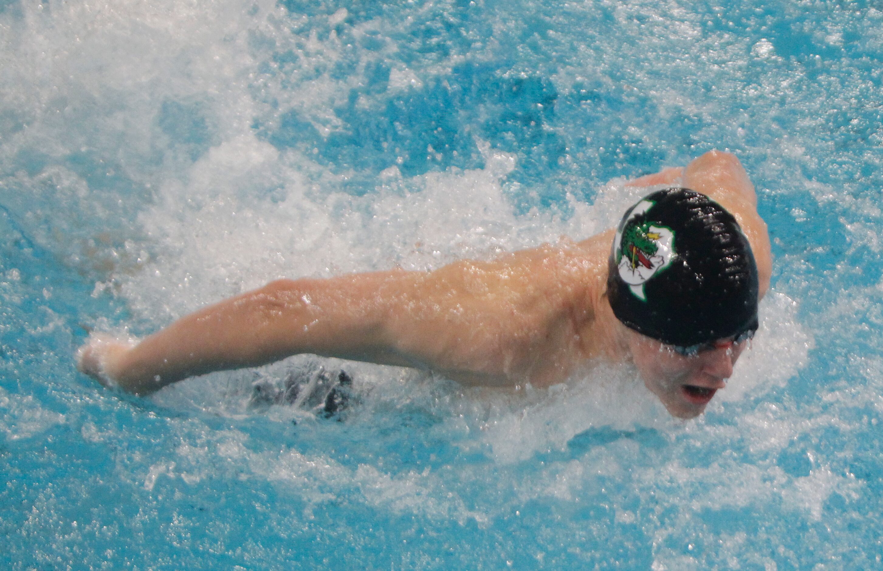 Southlake Carroll swimmer Maximus Williamson set a state record in the 6A Boys 200 Yard IM...