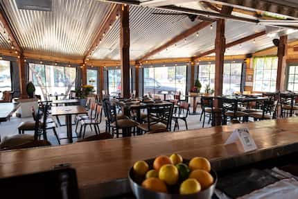 The owners of Encina redesigned the patio. The restaurant opened in early October in North...