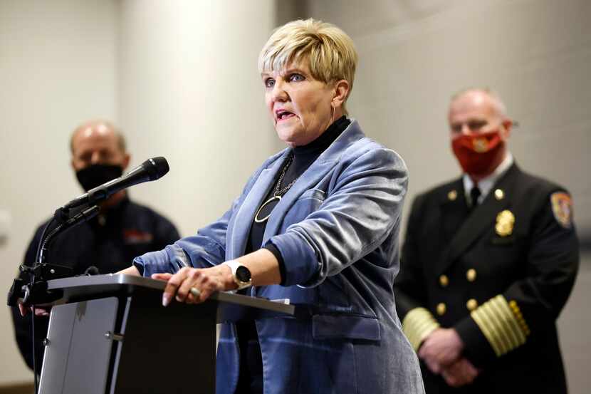 Fort Worth Mayor Betsy Price, pictured at a news conference last month at the Bob Bolen...