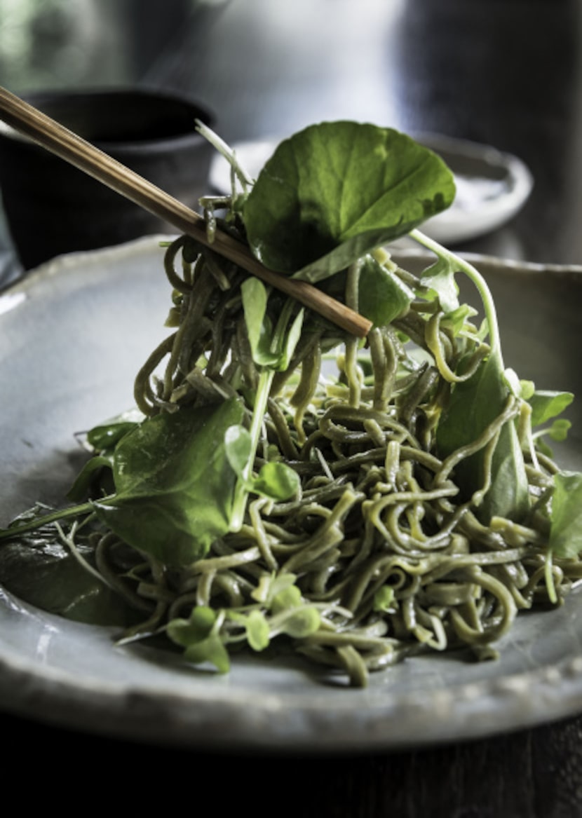 Chef Teiichi Sakurai, Soba Noodles, from Tei-An, asian restaurant.