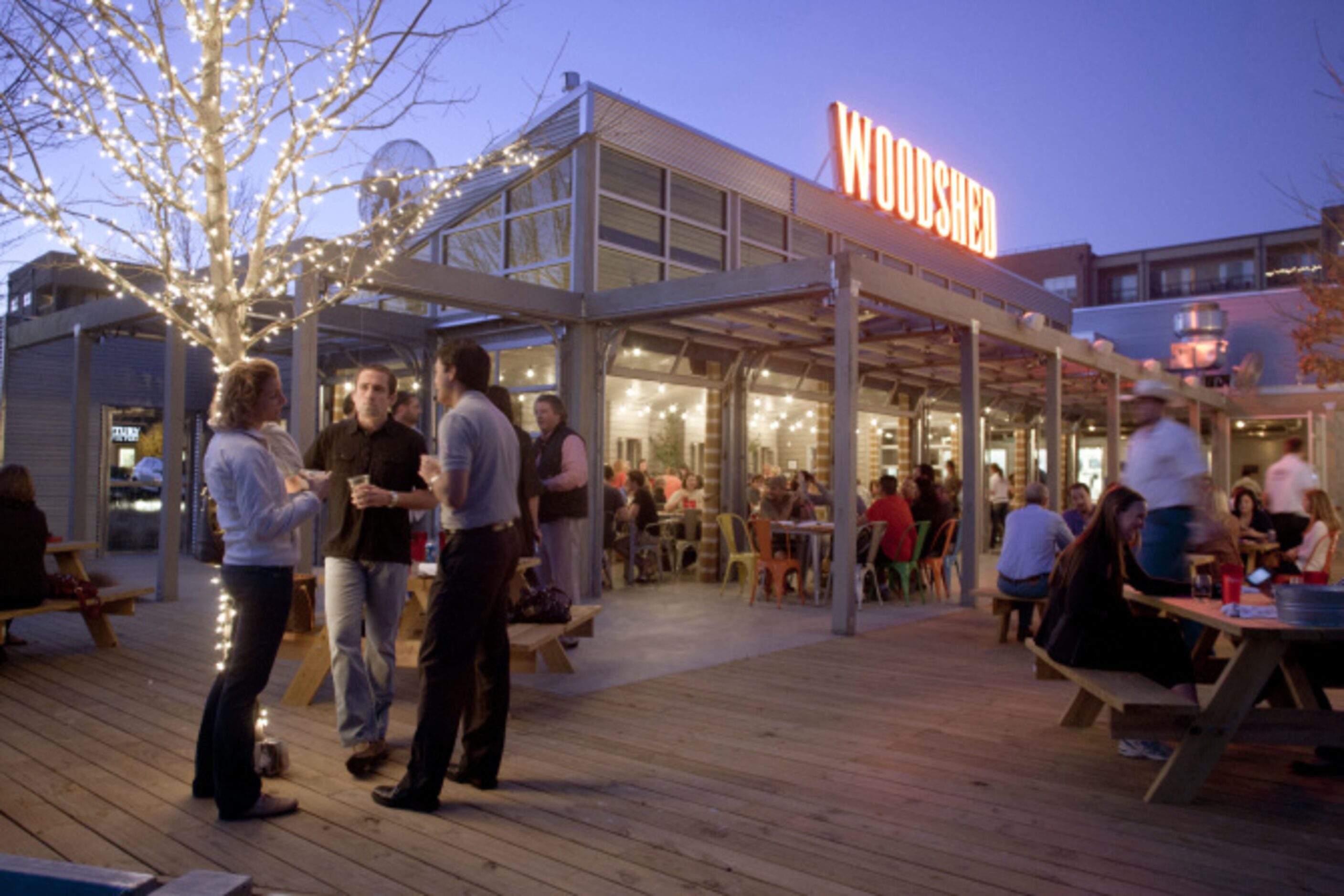 WOODSHED SMOKEHOUSE: Tim Love scored big with his sprawling place on the banks of the...