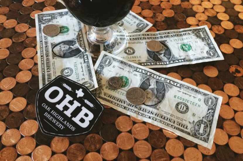 Chump Change is imperial black saison from Oak Highlands Brewery.
