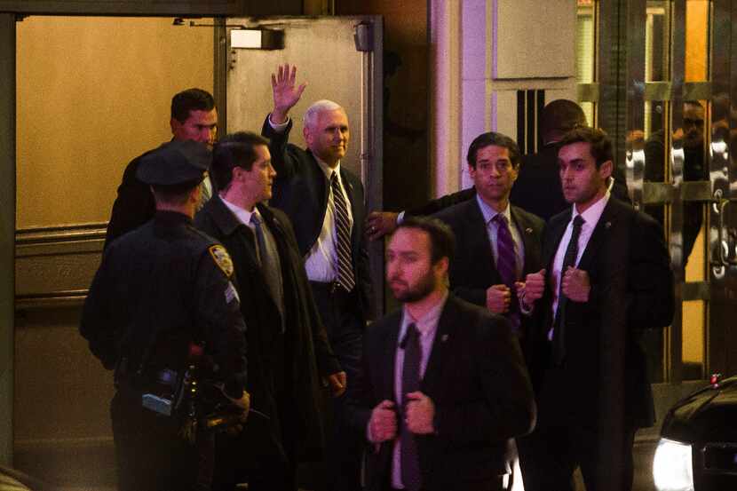 Mike Pence at 'Hamilton'AP Photo by Andres Kudacki