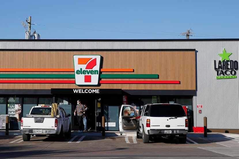 Exterior of 7-Eleven near the intersection of Audelia Road and Walnut Hill Lane in Dallas.