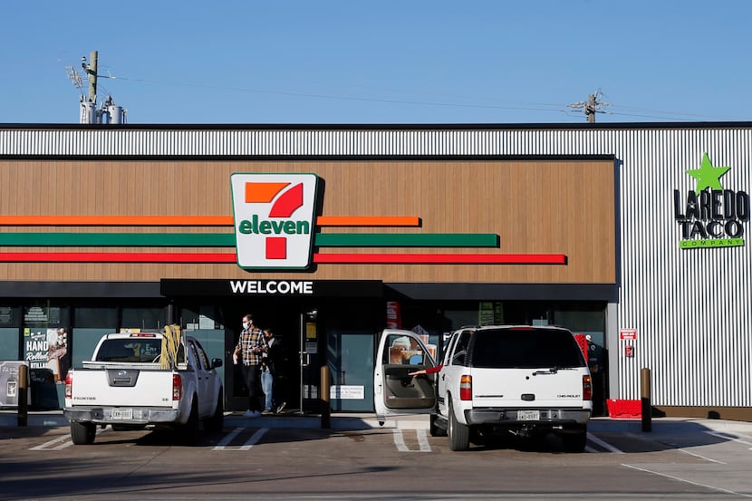 Exterior of 7-Eleven near the intersection of Audelia Road and Walnut Hill Lane on...