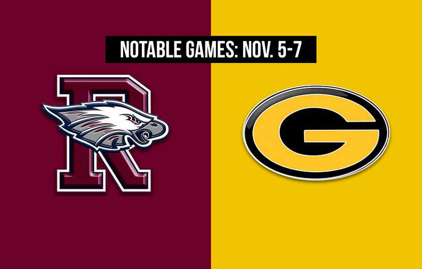 Notable games for the week of Nov. 5-7 of the 2020 season: Rowlett vs. Garland.