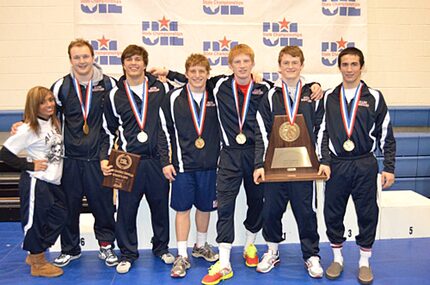 The 2013 Allen state champs include Vanessa Smith, Stone Drulman, Nick Cobb, Matt Meyer, Bo...