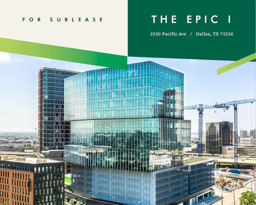 Commercial property firm CBRE has sent out a marketing pitch to sublease the Uber space.