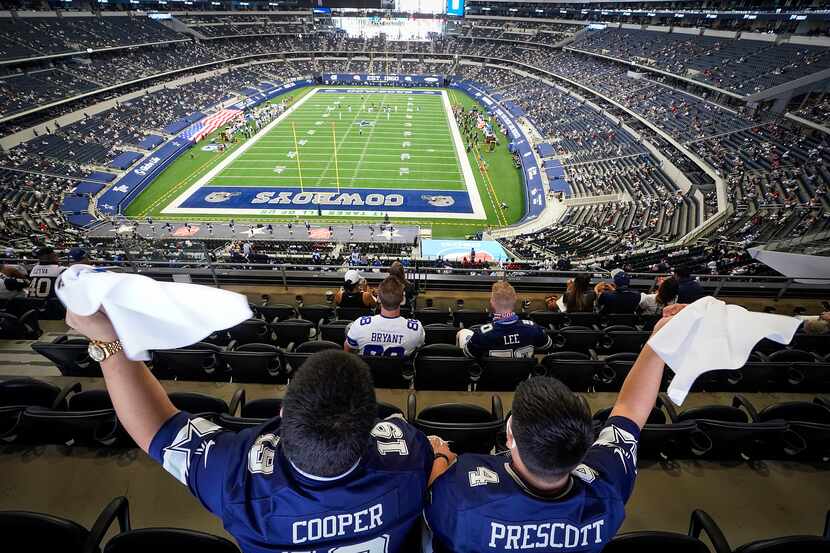 Imagen del 20 de septiembre del AT&T Stadium, casa de los Cowboys de Dallas, previo a un...