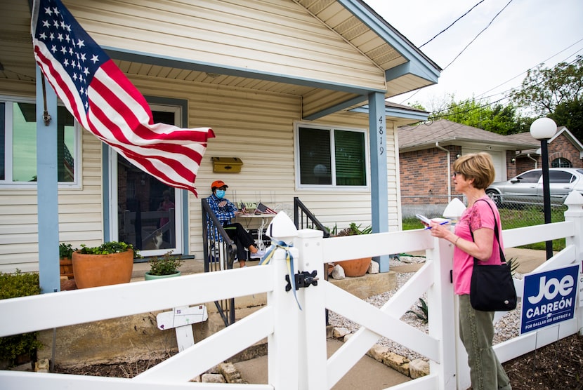 In the weeks of the pandemic — and before the order came down mandating masks — Dallas...