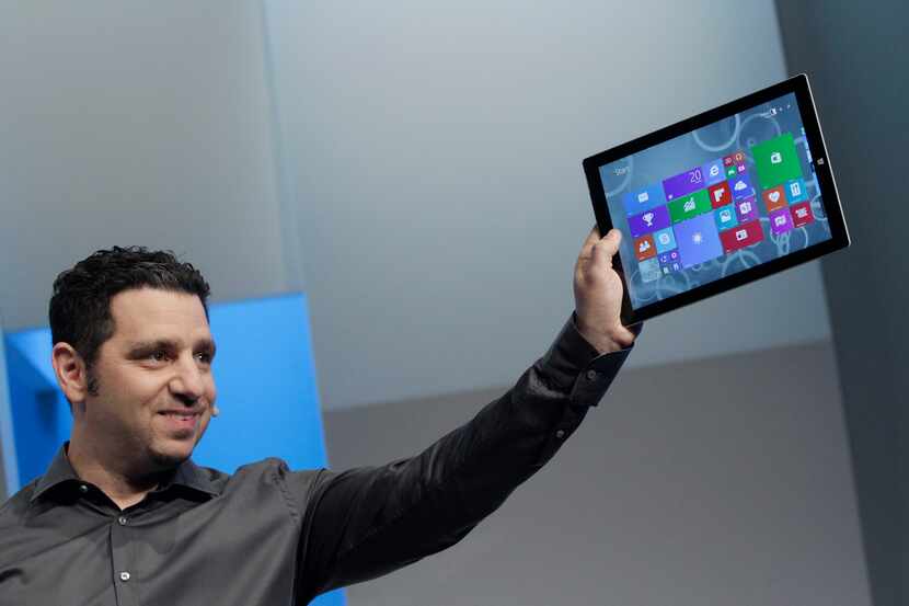 Panos Panay, Microsoft's vice president for surface computing, introduces the Surface Pro 3...