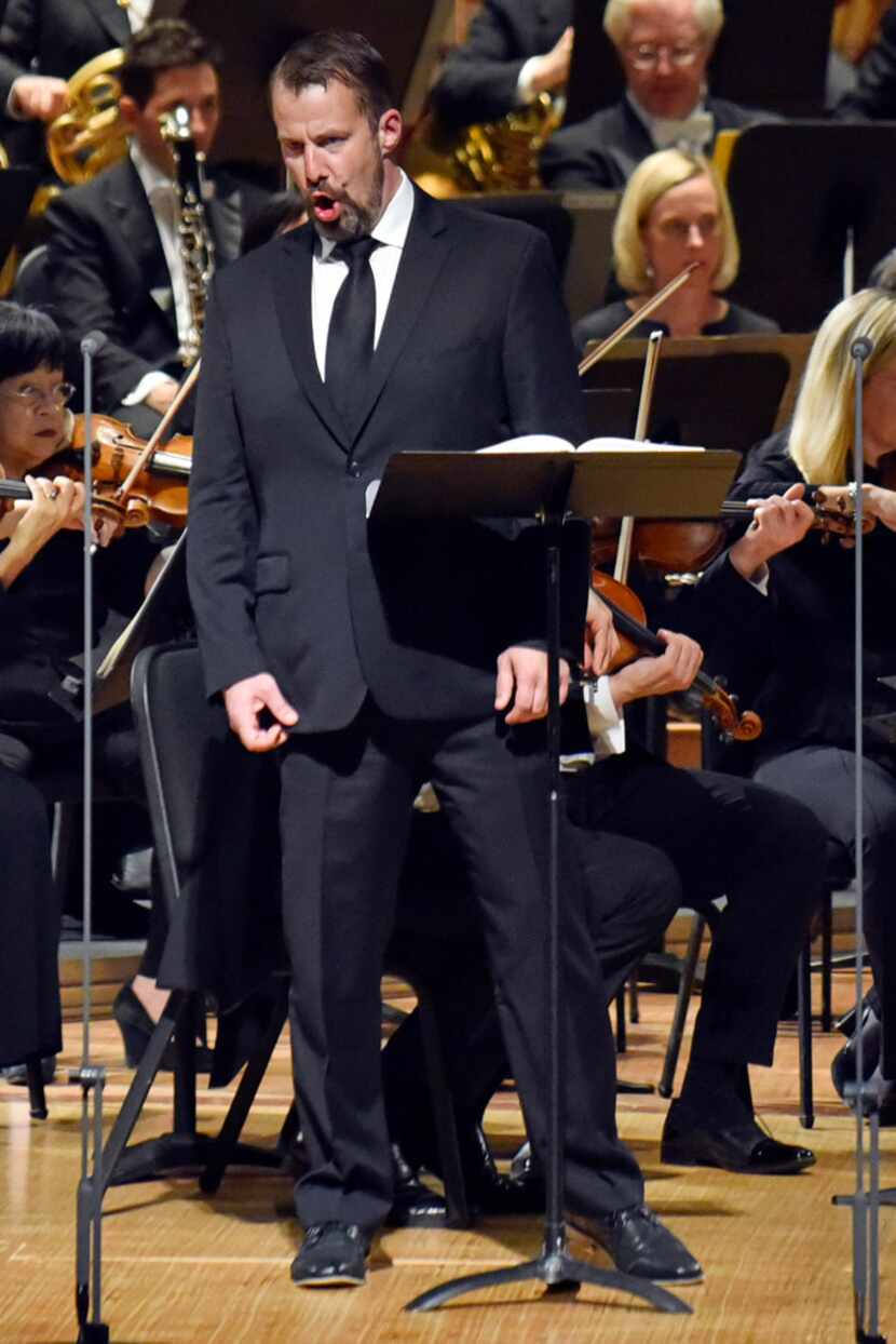 Kyle Albertson performs Act 3 of Wagner's Die Walküre with the Dallas Symphony Orchestra,...