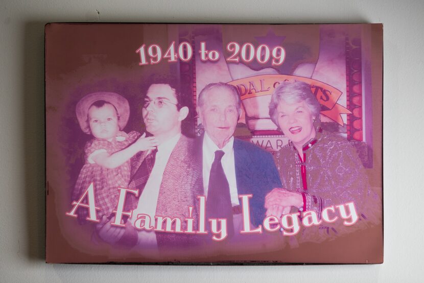 Images of Robyn Flatt, co-founder of the Dallas Children's Theater, and her father Paul...