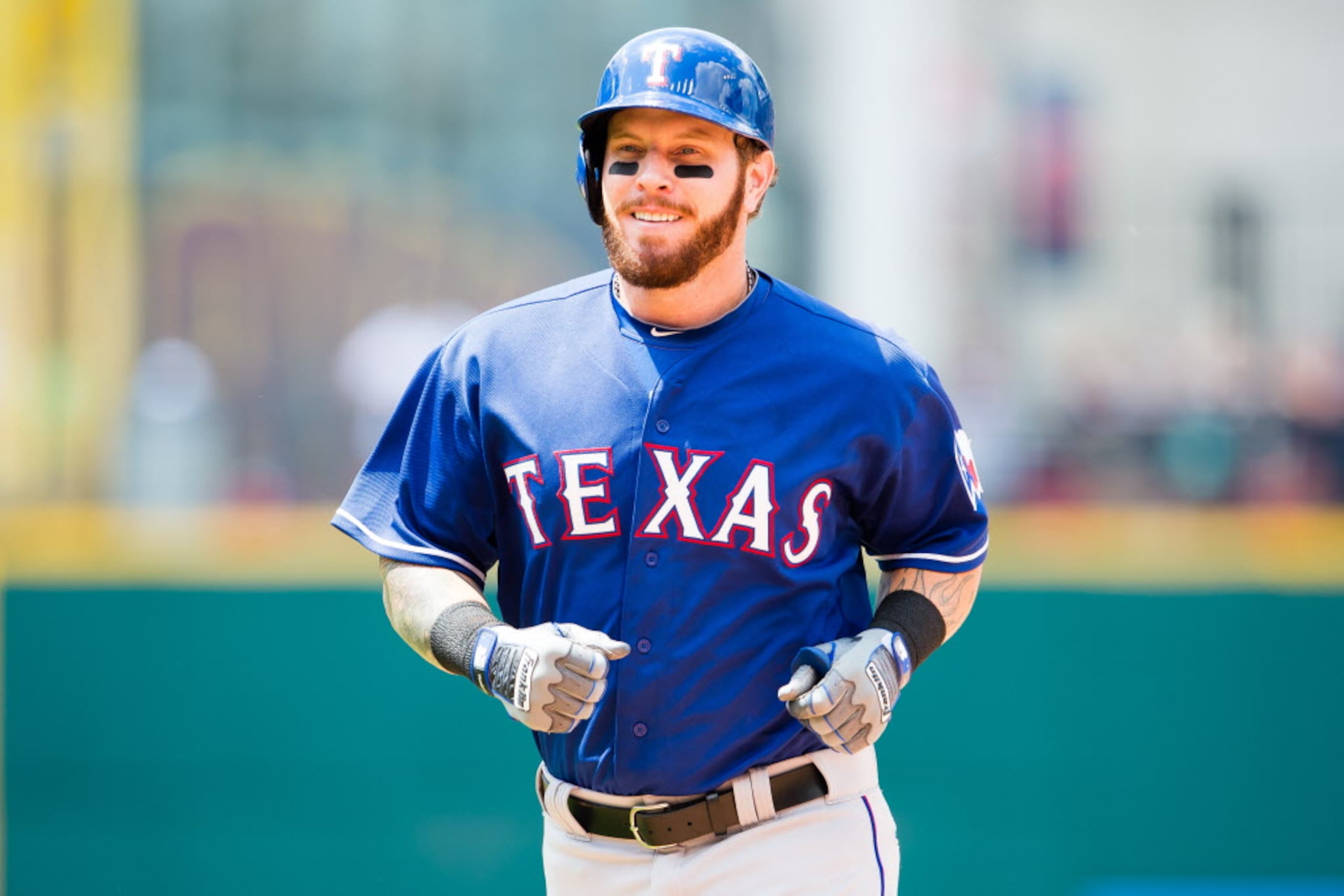 Texas Rangers outfielder Josh Hamilton #32 during a game against