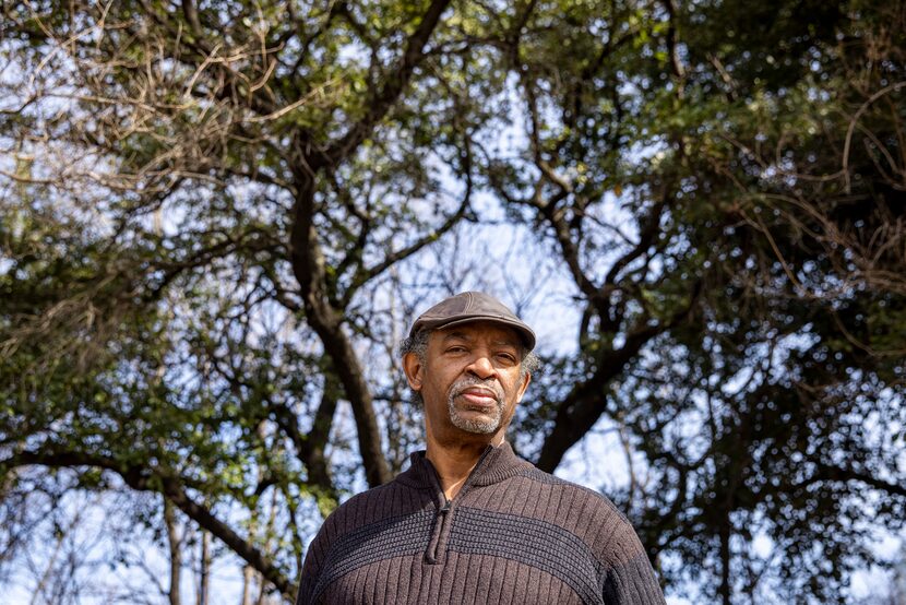 Dr. George Keaton, the head of Remembering Black Dallas, poses for a portrait at Martyr’s...