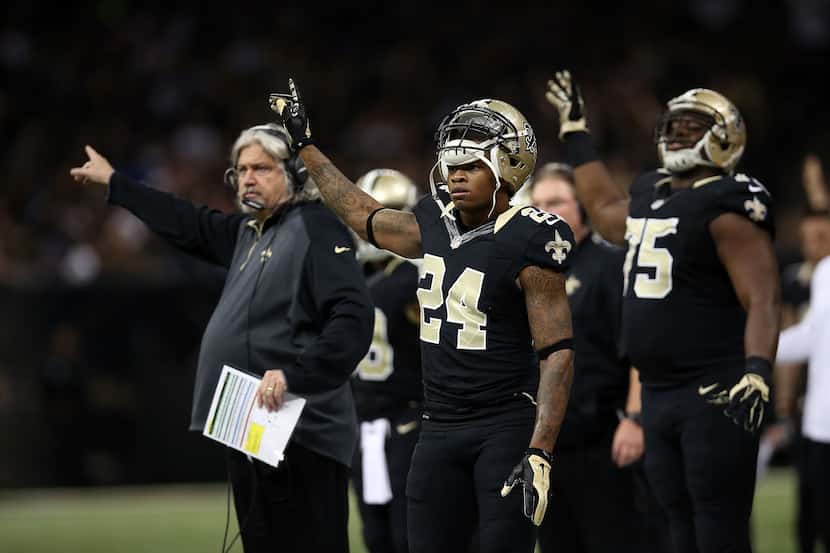 Corey White #24 of the New Orleans Saints. (Photo by Chris Graythen/Getty Images)
