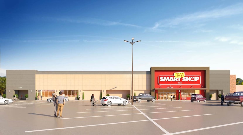 A rendering shows the exterior of H-E-B's Joe V's Smart Shop, which is set to open in...