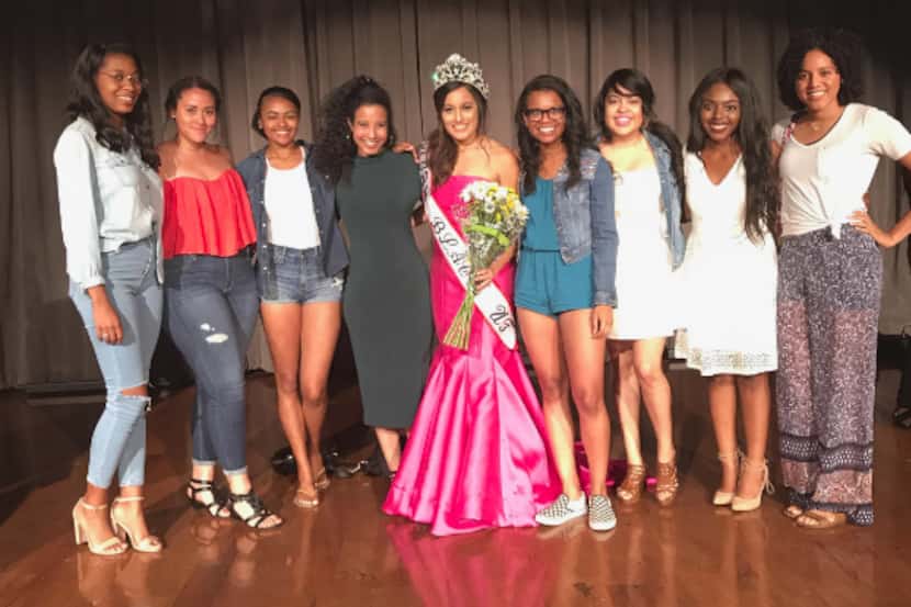 Rachael Malonson, a senior at the University of Texas, won the Miss Black University of...