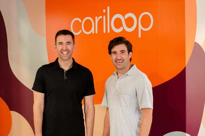 Michael Walsh (left) and Steven Theesfeld are co-founders of health care technology company...